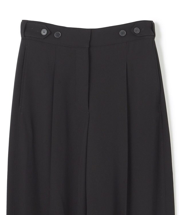 JOSEPH ドレーピーウールビスコース　トラウザーズ Black