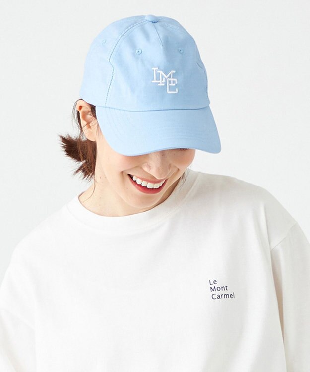 SHARE PARK LADIES 【UVカット・撥水】イージーデニムロゴキャップ サックスブルー系