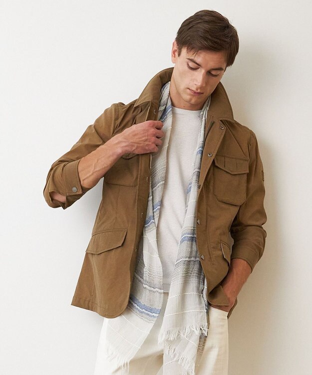 JOSEPH ABBOUD 【ストレッチ/ECO撥水】アクティブレジャーブルゾン キャメル系