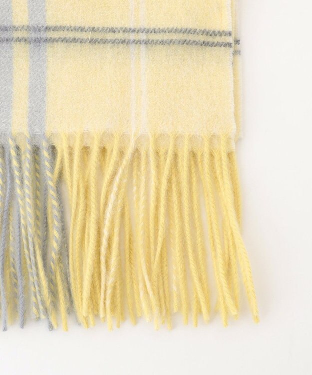 ANY ウールマフラー イエローチェック