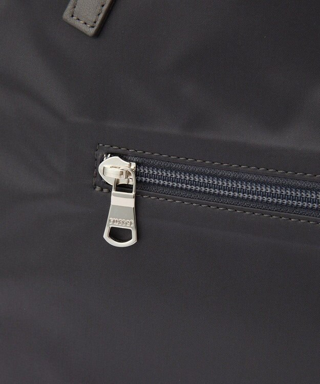 russet 《ファスナーポケット付きショルダーベルト》2wayトートバッグ(SF-266) Charcoal