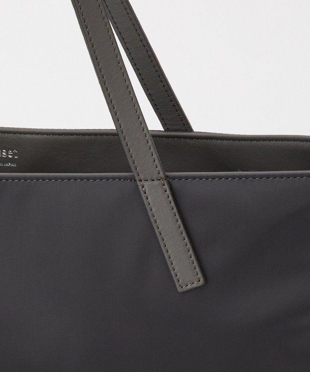 russet 《ファスナーポケット付きショルダーベルト》2wayトートバッグ(SF-266) Charcoal