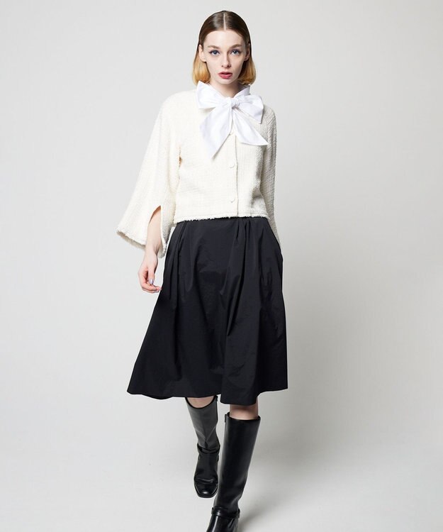 TOCCA UNSNARL ツイードジャケット ホワイト系