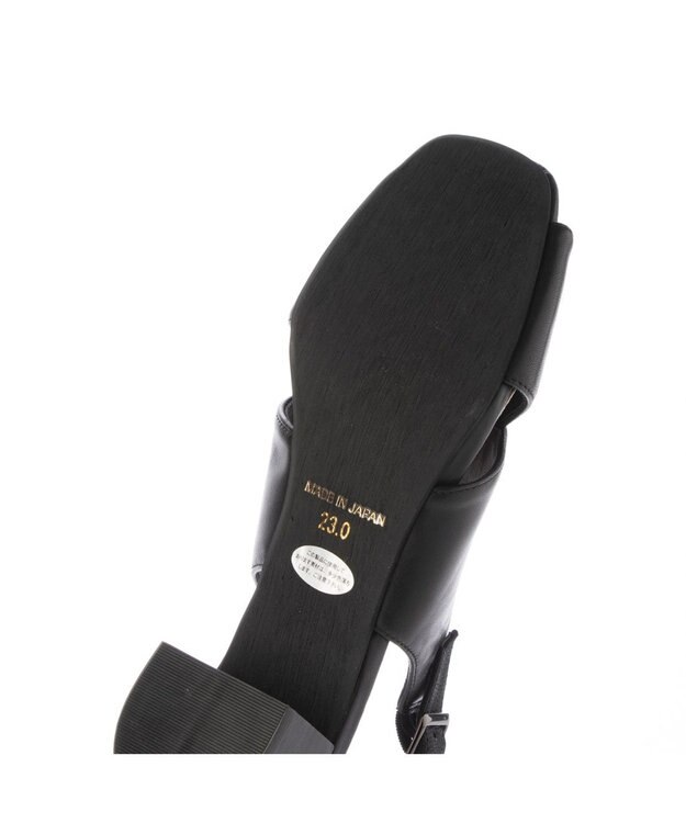 ing <ing>カバードデザインバックベルトサンダル ブラック