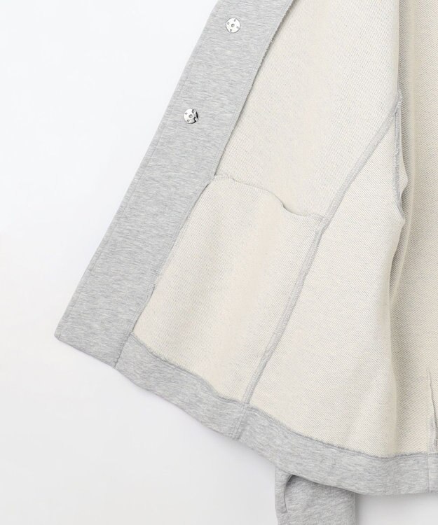 23区 【SLOW/一部店舗限定】ハイゲージテリー スウェット ジャケット ライトグレー系