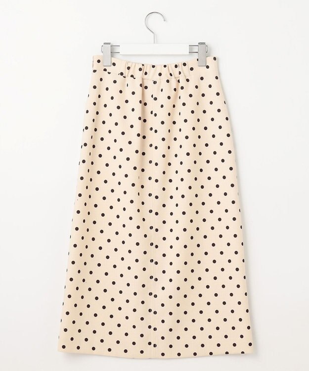 Feroux 【新色追加・洗える】パールポイントフラップ スカート アイボリー系9