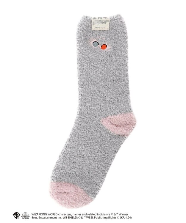 Green Parks ハリーポッター／ワンポイントルームソックス Light Gray