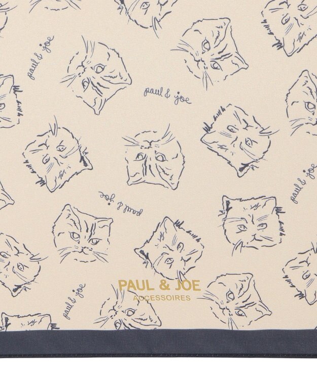 MOONBAT PAUL&JOE ACCESSOIRES(ポール＆ジョー アクセソワ) 折りたたみ傘 ドローイングヌネット＆ジプシー ベージュ