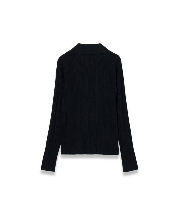 JOSEPH ニットプリッセ　ロングスリーブニット Black