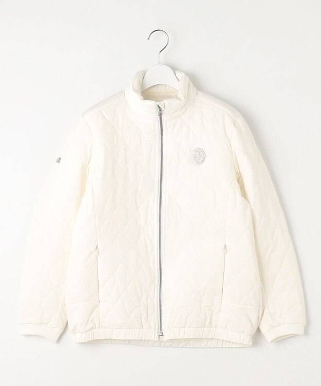 23区GOLF 【WOMEN】【防寒】キルティング ブルゾン ホワイト系