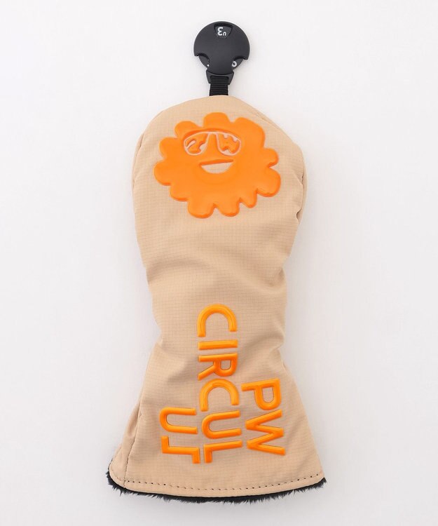 PW CIRCULUS 【UNISEX】軽量で丈夫  ポリエステルヘッドカバー ゴルフ ベージュ系