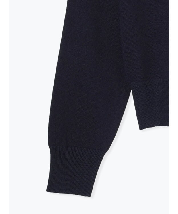 Te chichi 金釦ポケット付きクルーカーディガン ネイビー