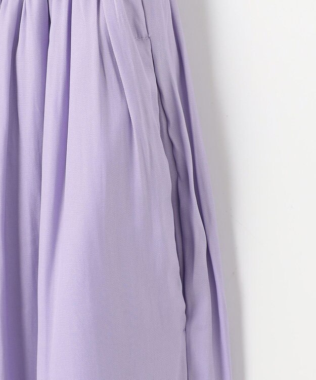 ANY 【ウエストゴム】リラックススカーチョ パープル