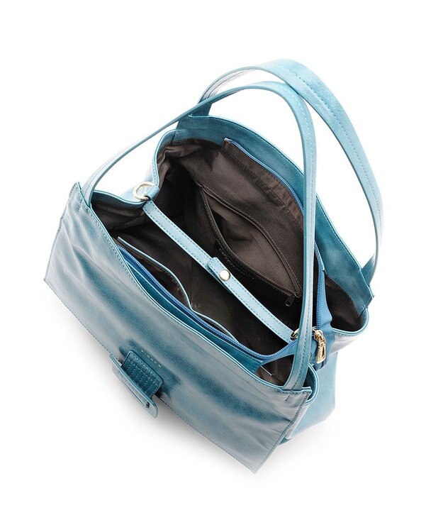 MioFIRANO バックル付きトートバッグ＆ショルダーバッグセット 2WAY A4サイズ対応　FIRANO フィラノ BLUE