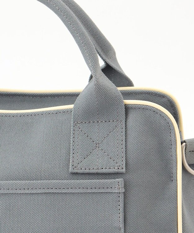 YUSHI ARLE - 2WAY SHOULDER 帆布手さげ&ショルダーバッグ グレー