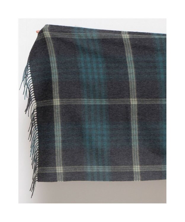 UNBILLION カシュネ cache nez / ウールメニーチェックストール GY