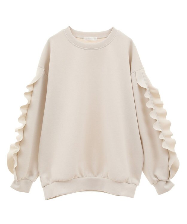 Green Parks ・ｓｗｉｎｇ　ｂｙ　フリルスリーブプルオーバー Off White