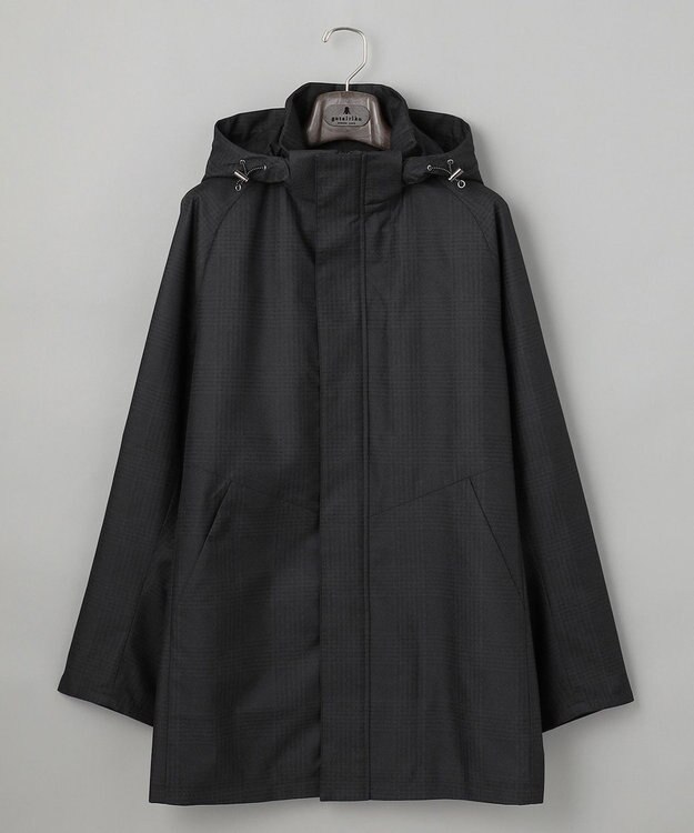 GOTAIRIKU 【仕事で着用可】ラスタードビー フーデッドブルゾン_地柄(24/25年モデル) ブラック×チェック地柄(24年新色)