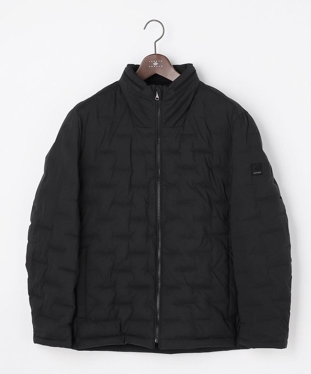 JOSEPH ABBOUD 【キングサイズ・ストレッチ/中綿/軽量/インフード】2WAYストレッチパテッドブルゾン ブラック系