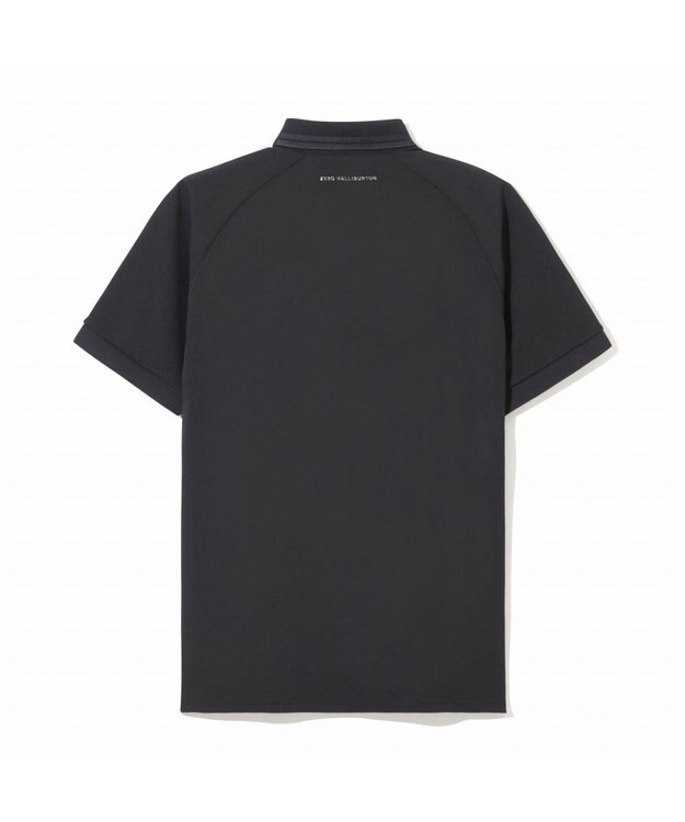 ZERO HALLIBURTON 【吸水速乾・UVケア】 ダブルリブ鹿の子ポロシャツ ZHG-M5S4b 82948 ブラック
