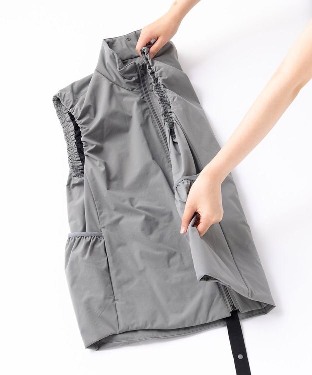 UNFILO MENS FINE MOVE+ スタンドベスト [23年商品] グレー