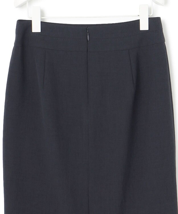 ICB 【接触冷感・防シワ・速乾・洗える】レーヨンライクトロ タイトスカート ネイビー系