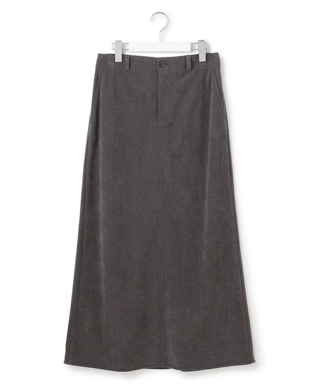 23区 S 【SLOW/一部店舗限定】ソフトコーデュロイ マーメイド スカート グレー系