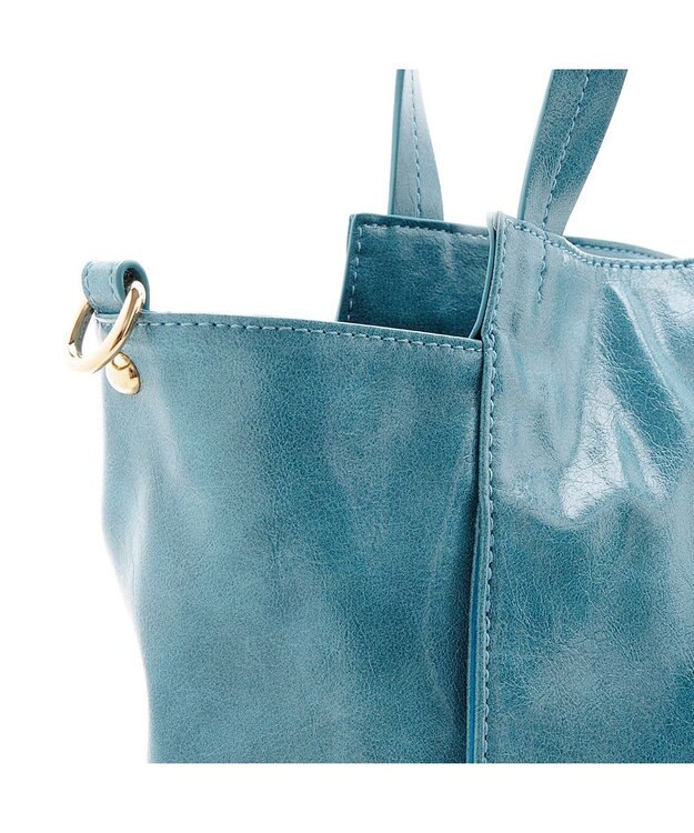 MioFIRANO バックル付きトートバッグ＆ショルダーバッグセット 2WAY A4サイズ対応　FIRANO フィラノ BLUE