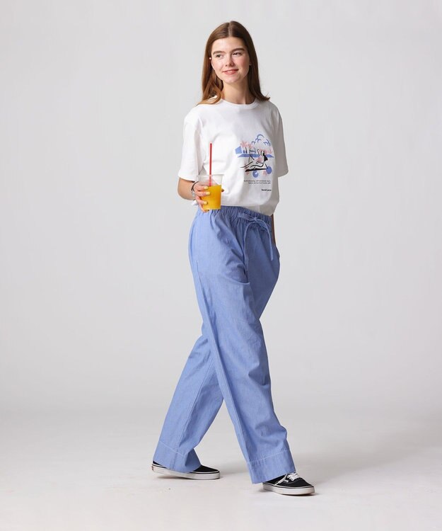 LENO T-SHIRT/ ARTISTE COLLABORATION / Tシャツ WHITE