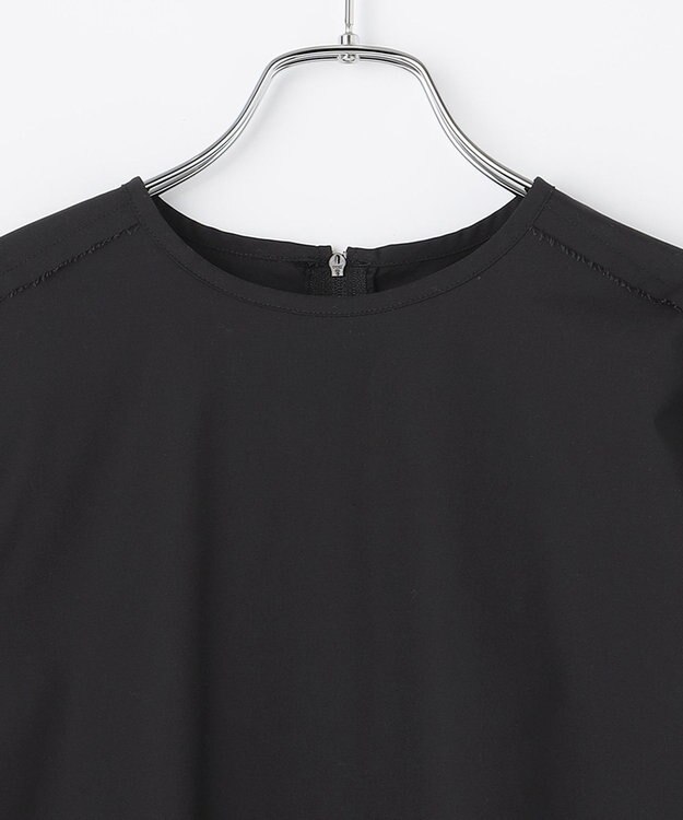 #Newans 【ANSWER for アクセサリーLOVER】ビッグカフスクルーネックブラウス ブラック系