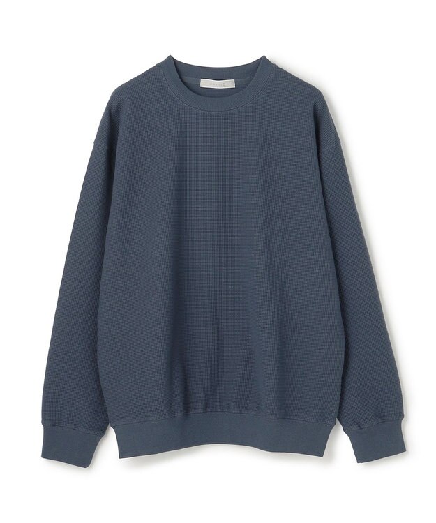 UNFILO MENS 【男女兼用】3シーズンスウェット ワッフルTEE ネイビー
