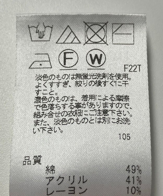 ONWARD Reuse Park 【UNFILO】ニット春夏 ネイビー