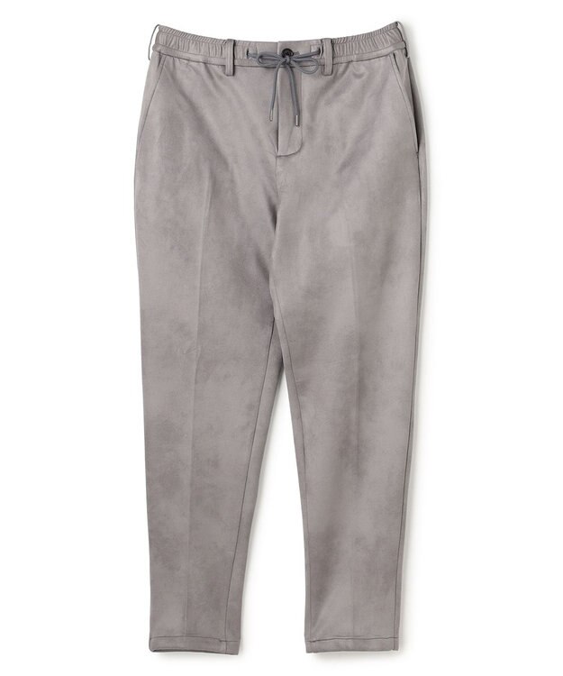 JOSEPH HOMME 【ストレッチ】レザーライクジャージー　ドロスト付きテーパードパンツ / PEGG CONVERTIBLE ライトグレー系