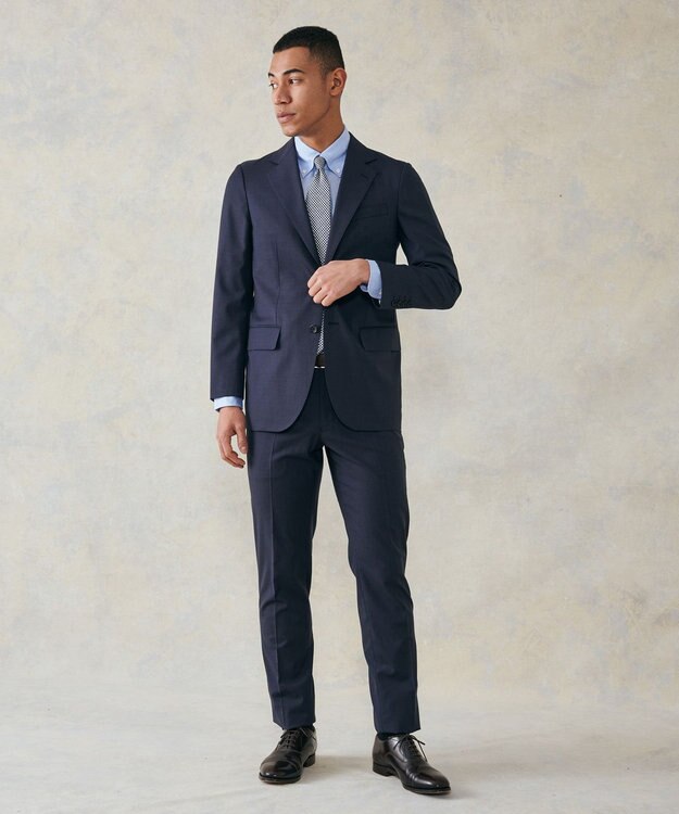 J.PRESS MEN 【J.PRESS MOVING】REDA ACTIVE スポーツツイスト スラックス ダルブルー系