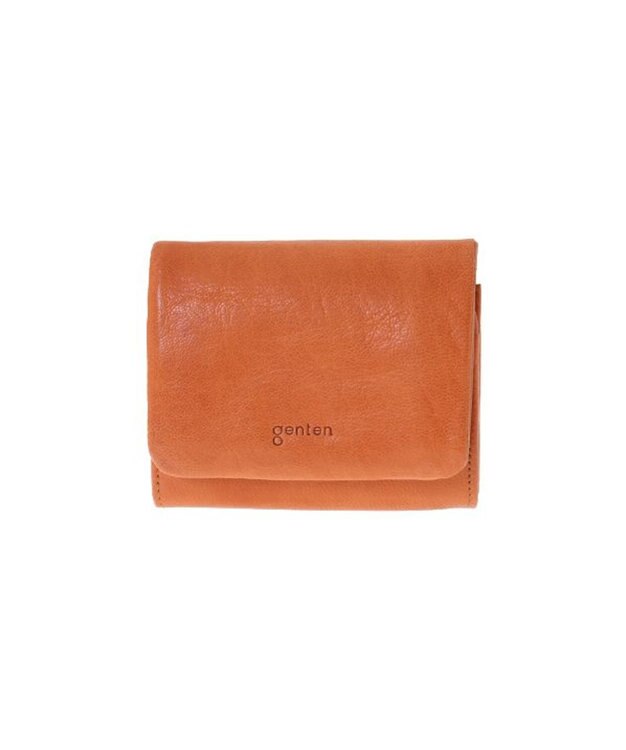genten ゴートベーシック 二つ折り財布 レンガ