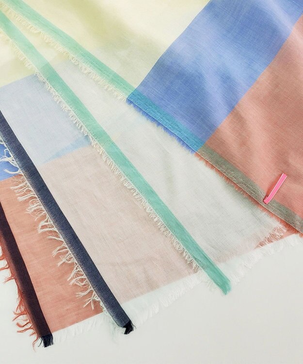 POLS 播州織 極細コットンストール トリコロール