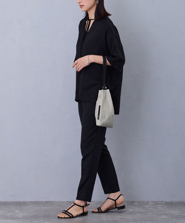 MioFIRANO NY-01 truss_hand bag ナイロン エコロンオックス はっ水　MIOF. ミオフ LIGHT GRAY