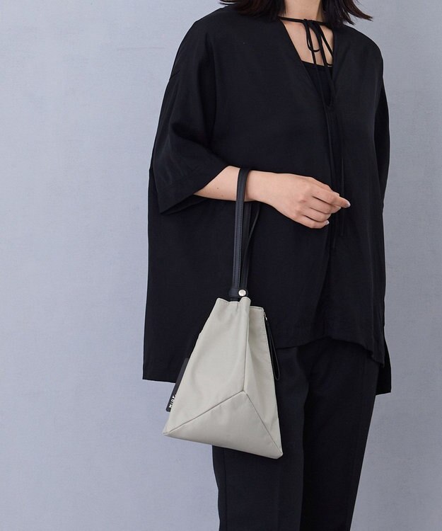 MioFIRANO NY-01 truss_hand bag ナイロン エコロンオックス はっ水　MIOF. ミオフ LIGHT GRAY