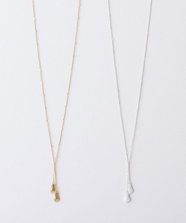 Pisceans クラウドプレートネックレス マットゴールド