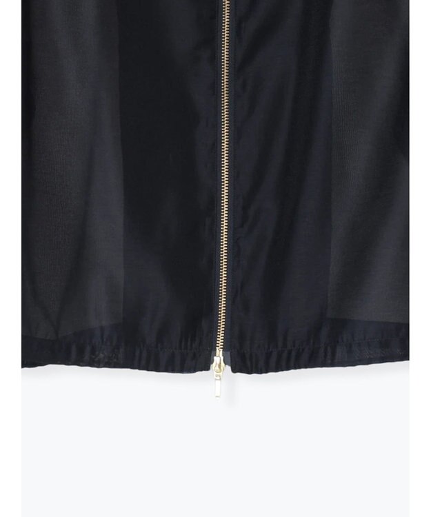 Te chichi ショートシアーフーディーブルゾン ネイビー