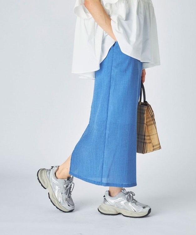 OP／FILA 【Ocean Pacific】水陸両用ロングスカート ブルー