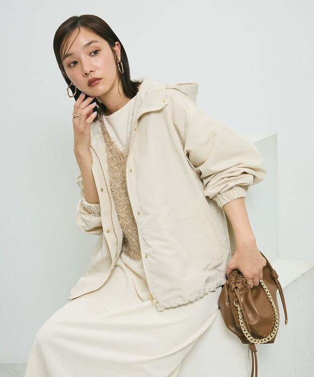 Green Parks ・ＥＬＥＮＣＡＲＥ　ＤＵＥ　ワイドマウンテンパーカー Ivory