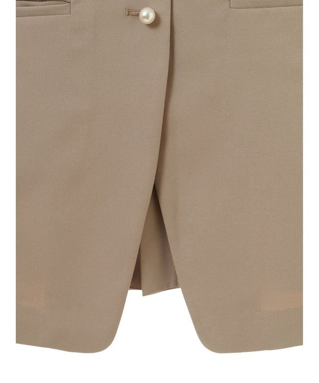 earth music&ecology パールボタンジレ Beige