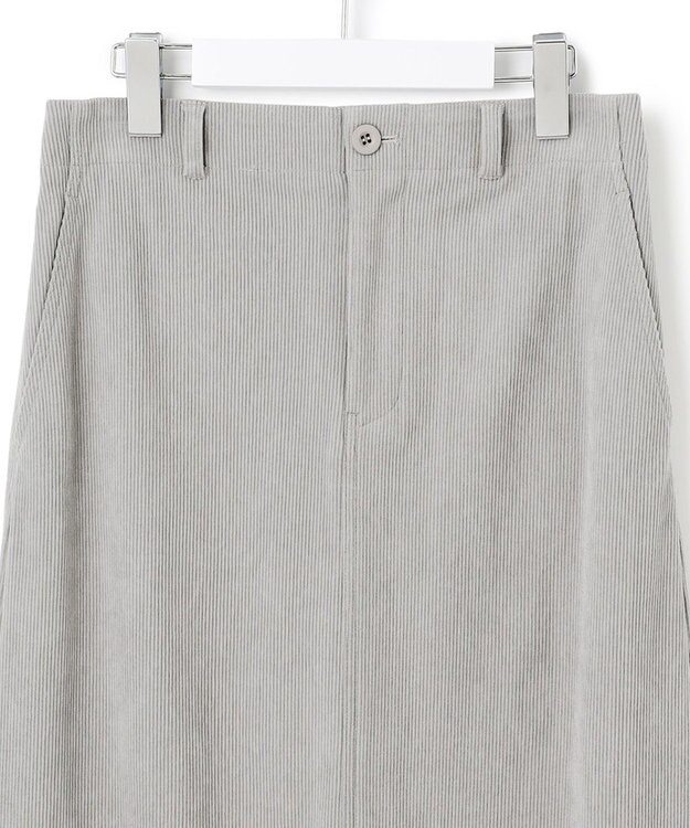 23区 S 【SLOW/一部店舗限定】ソフトコーデュロイ マーメイド スカート グレー系