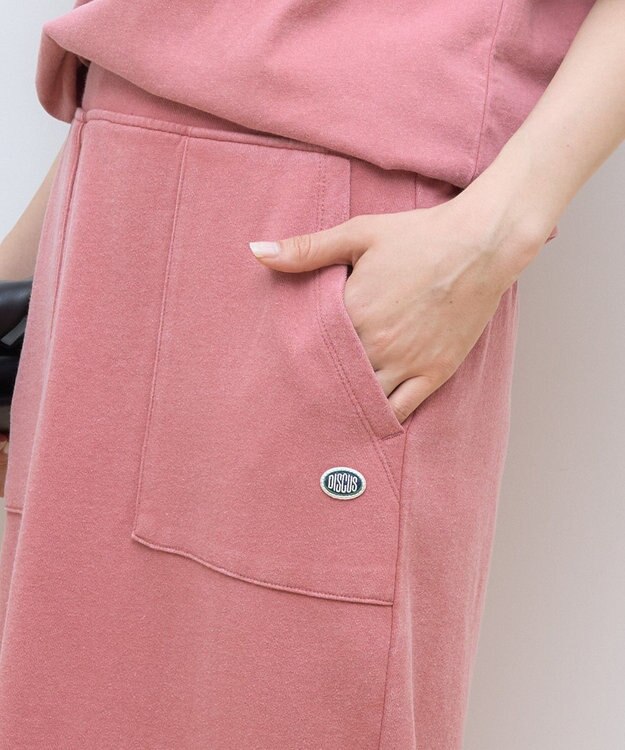 AMERICAN HOLIC DISCUS 加工裏毛ナロースカート Pink