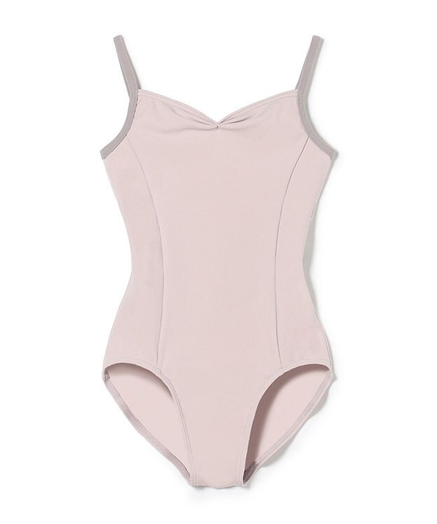 Chacott キャミソールレオタード グレイッシュローズ