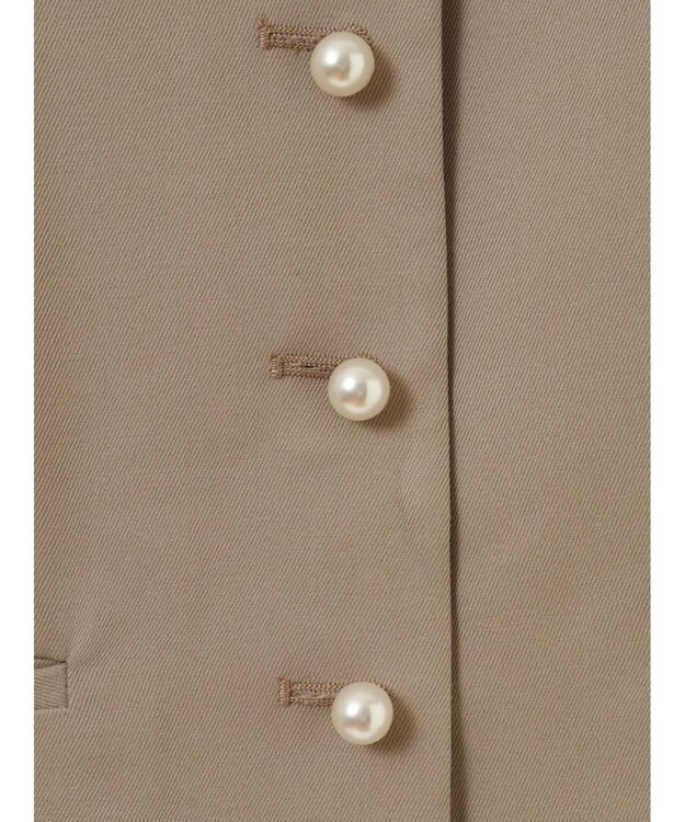 earth music&ecology パールボタンジレ Beige