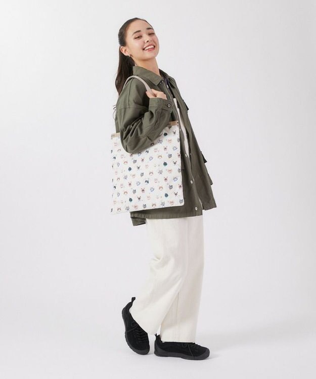 LeSportsac LARGE EMERALD TOTE/プレイフルキャッツ プレイフルキャッツ