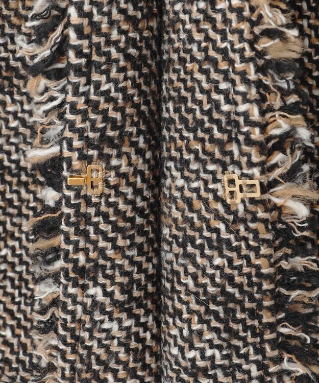 23区 【R(アール)】GIOLICAミックスツイードジャケット キャメル系