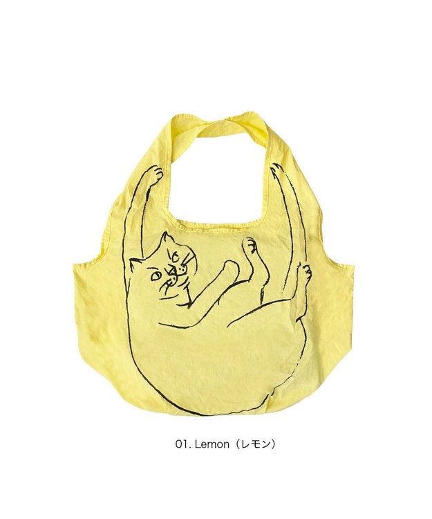 ROOTOTE 3543【ルートート】EU.ルーショッパー.ブラサガリネコ-B 01：レモン